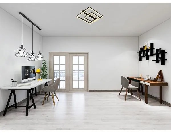 LED Stmievateľné stropné svietidlo LED/95W/230V 3000-6500K + diaľkové ovládanie