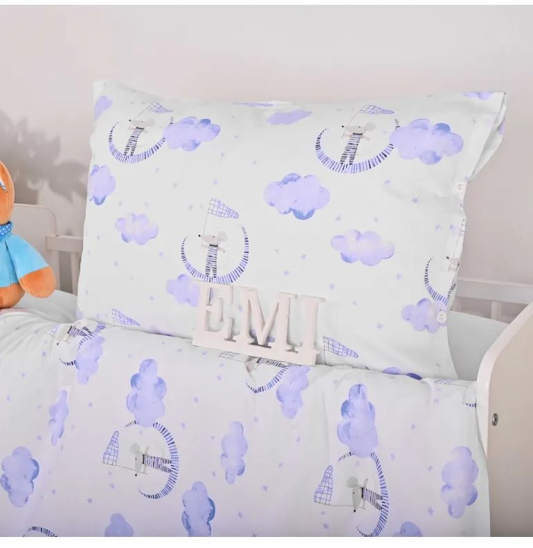 Obliečky detské Myška EMI, Detský set 90x130 + 45x65