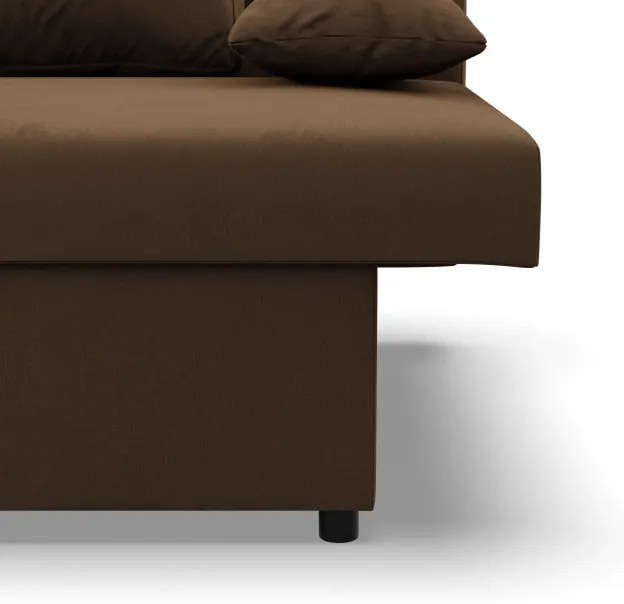 Pohovka NOLA rozkladacia, hnedá