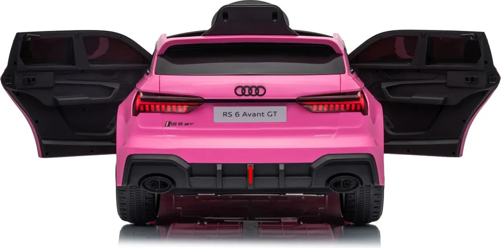 Detské elektrické autíčko Audi RS6 Avant GT ružové