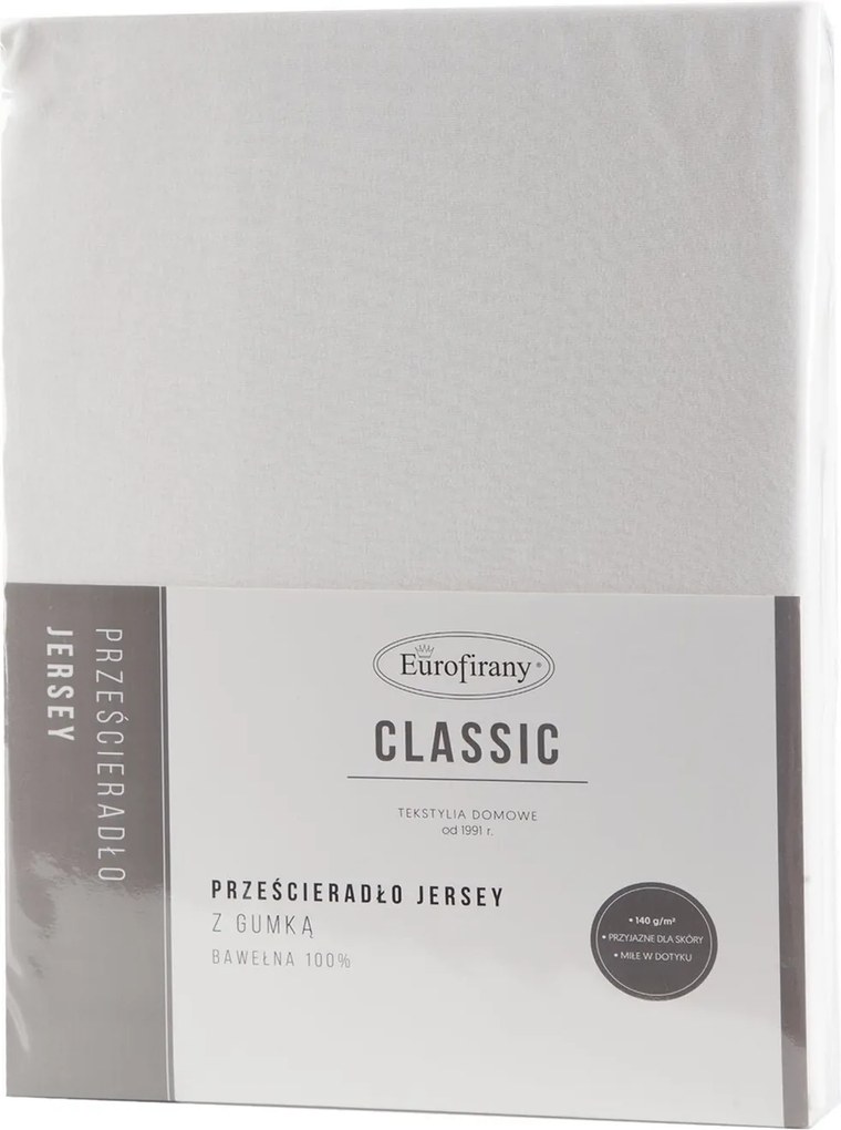 JERSEY PRESTIERADLO JERSEY3 220X240 CM SVETLOKRÉMOVÉ