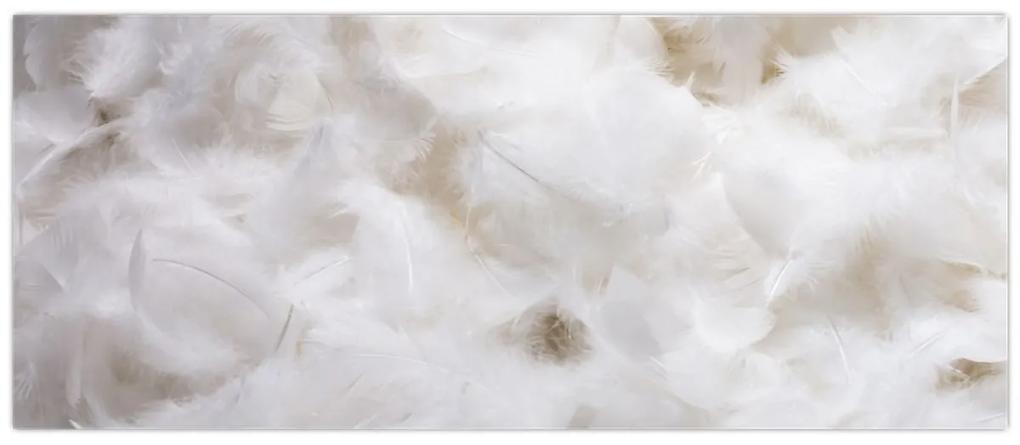 Obraz - Biele perie (120x50 cm)