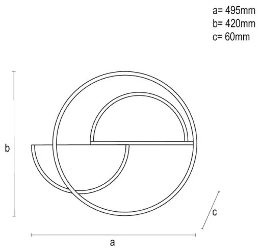 LED Stmievateľné svietidlo LED/70W/230V 3000-6500K biela/čierna + diaľkové ovládanie