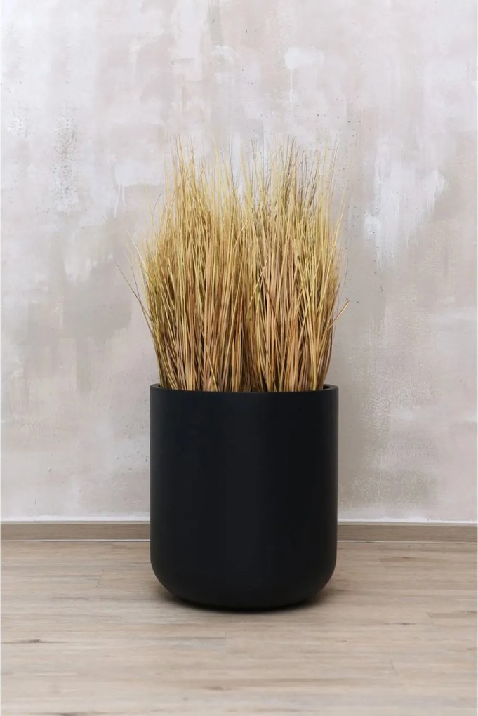 Kvetináč CHICO, sklolaminát, priemer 45 cm, antracit