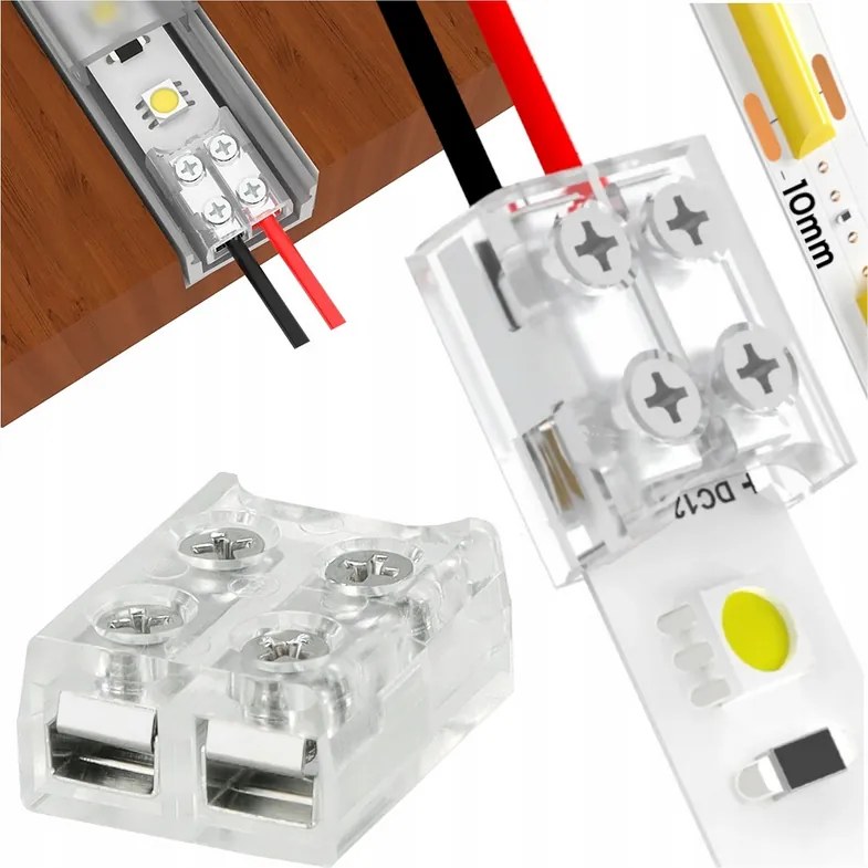 BERGE Konektor pre COB 10mm LED pásky - páskový kábel
