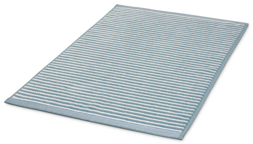 Kvalitná predložka pred sprchovací kút, modrá