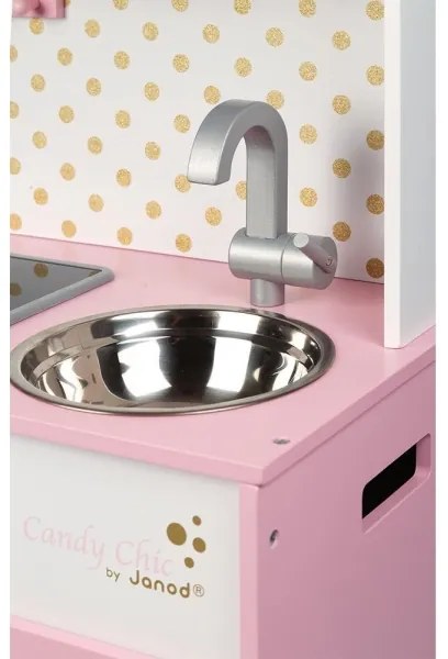 Janod - Drevená kuchynka s LED doskou CANDY CHIC