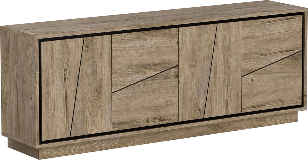 XXXLutz ŠIROKÁ KOMODA, koňaková, 204/84/44 cm Hom`in - Komody - 000552059505