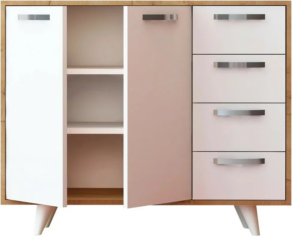 Skrinka Waga Oak and White