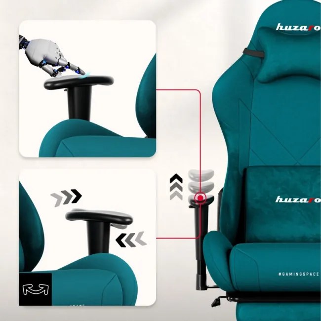 Herná stolička Force 5.7 Teal