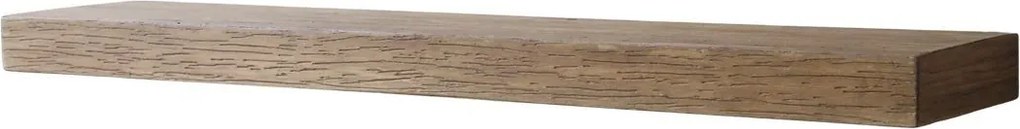Hnedá antik drevená nástenná polička Sven - 90*18*5 cm