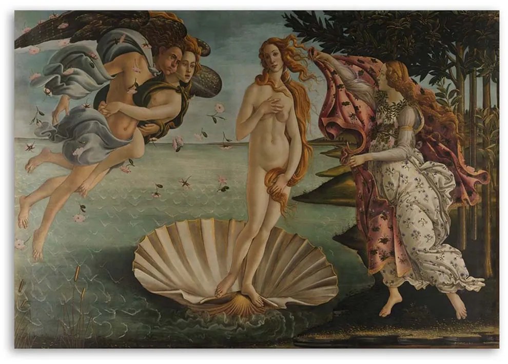 Gario Vászonkép Vénusz születése - Sandro Botticelli, reprodukció Rozmery: 60 x 40 cm