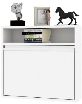 Skladací pracovný stôl OPTIMUM 60x64 cm biela