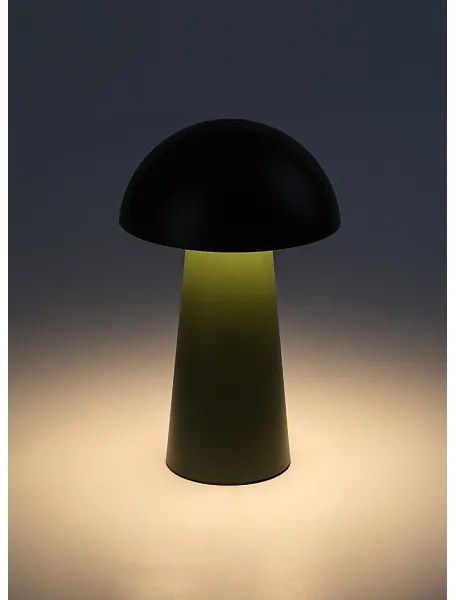 Rabalux 76038 - LED dotyková stmievateľná vonkajšia lampa MIREO 1,5W/5V IP44 1200 mAh USB zelená