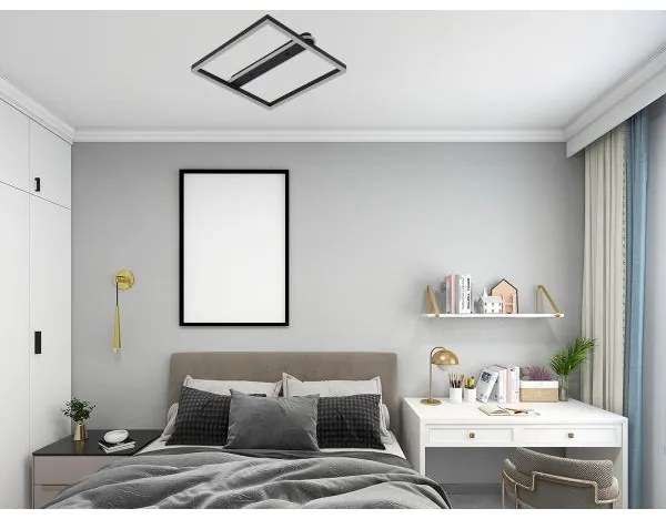 LED Stmievateľné stropné svietidlo LED/60W/230V 3000-6500K + diaľkové ovládanie