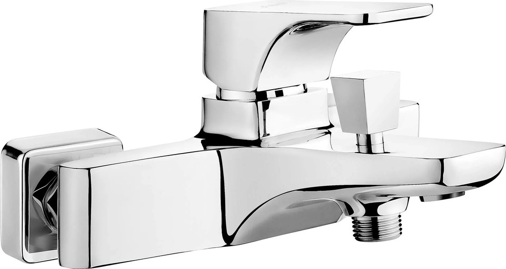 Deante Hiacynt, nástenná vaňová batéria, chrómová, BQH_010M