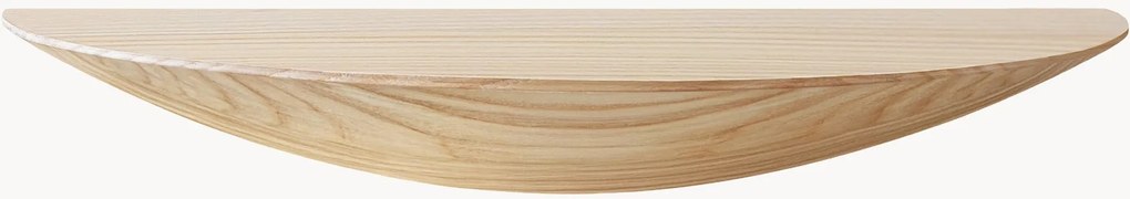 Ručne vyrobená nástenná polica z jaseňového dreva Drop Floating