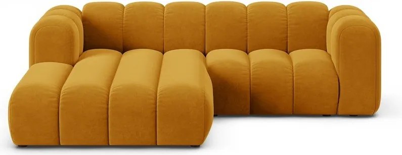 Žltá rohová pohovka (ľavý roh) Lupine – Micadoni Home