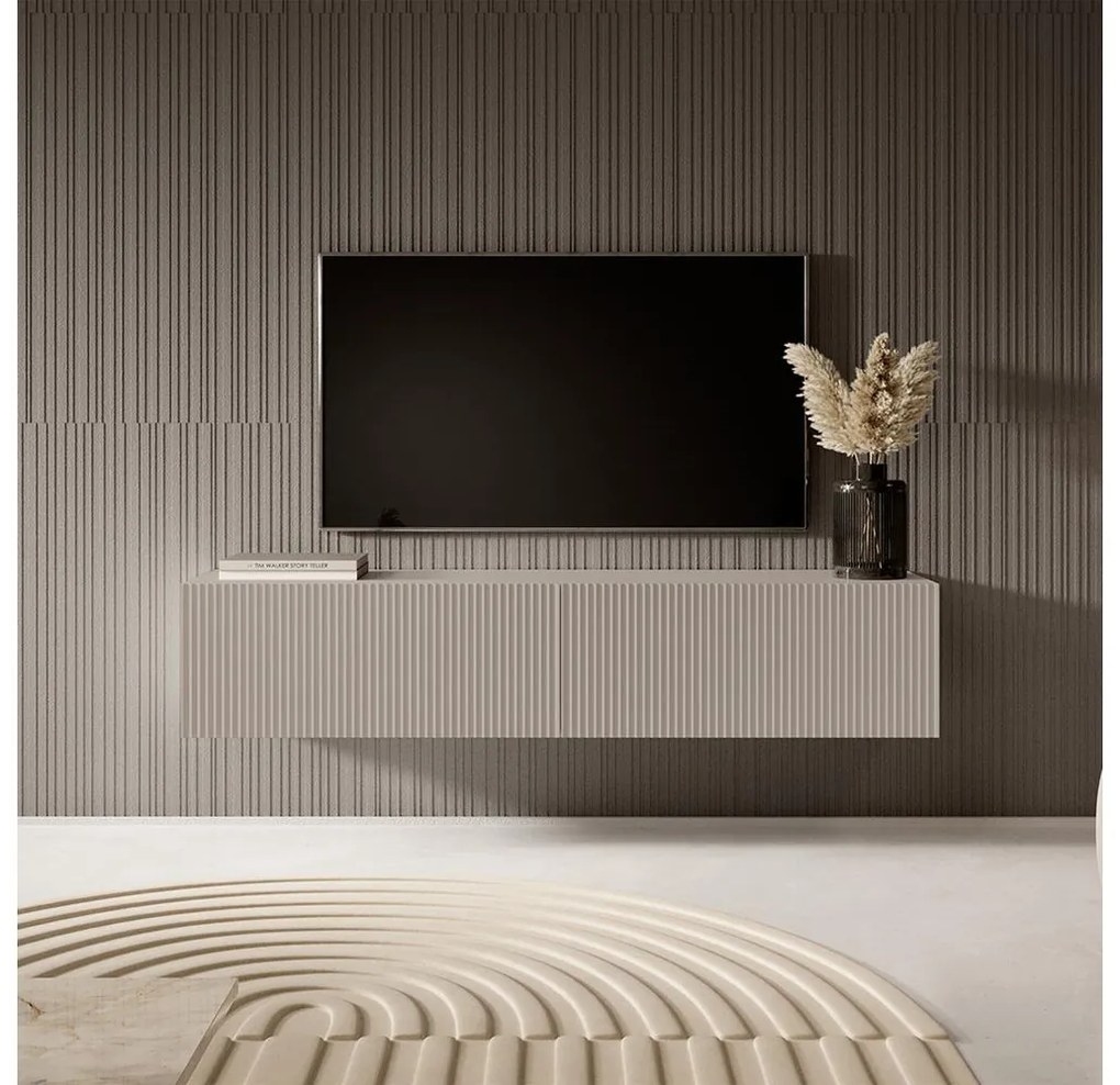 TV skrinka/stolík Vertigo 140  (sivobéžová). Akcia -22%. Vlastná spoľahlivá doprava až k Vám domov. 1099029