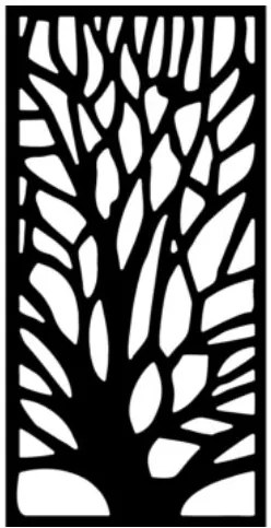 Drevený strom na stenu Atik