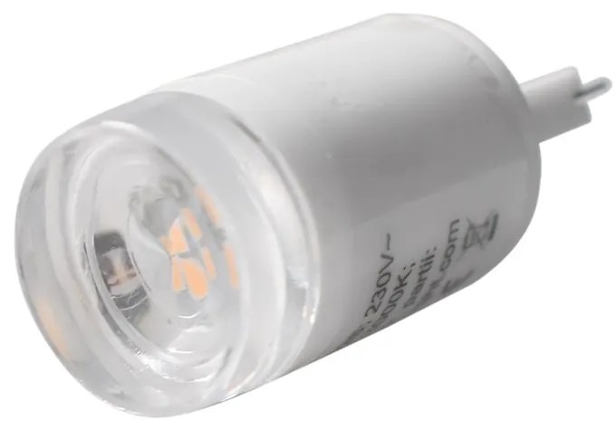Dekoračná LED žiarovka G9 teplá 3000k 3w 300 lm keramická