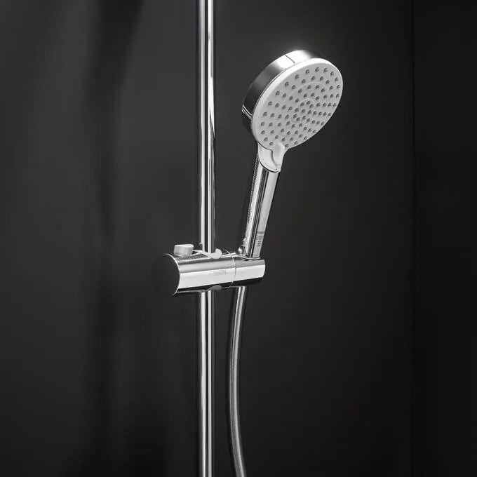 Hansgrohe Vernis Shape, sprchový systém 230 1jet s vaňovým termostatom, chrómová, HAN-26284000