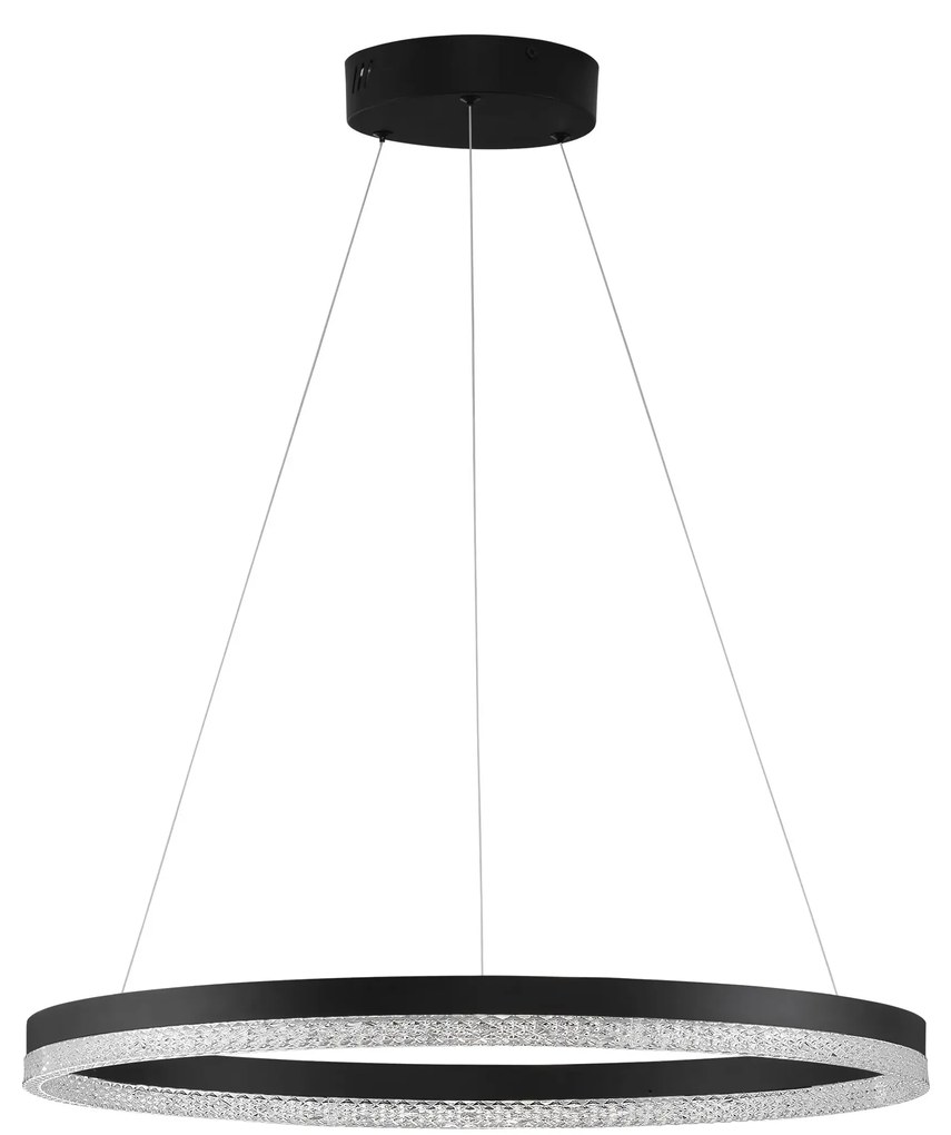 LED luster Adria 60 čierne