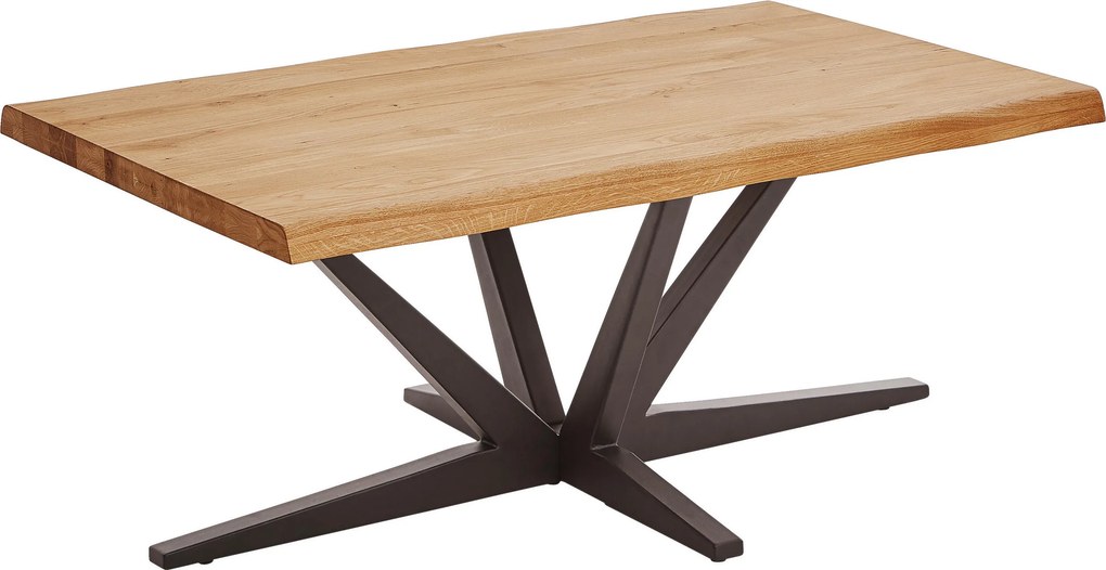 XXXLutz KONFERENČNÝ STOLÍK, čierna, farba duba, drevo, kov, 110/70/45 cm Linea Natura - Stolíky do obývačky - 001416000202