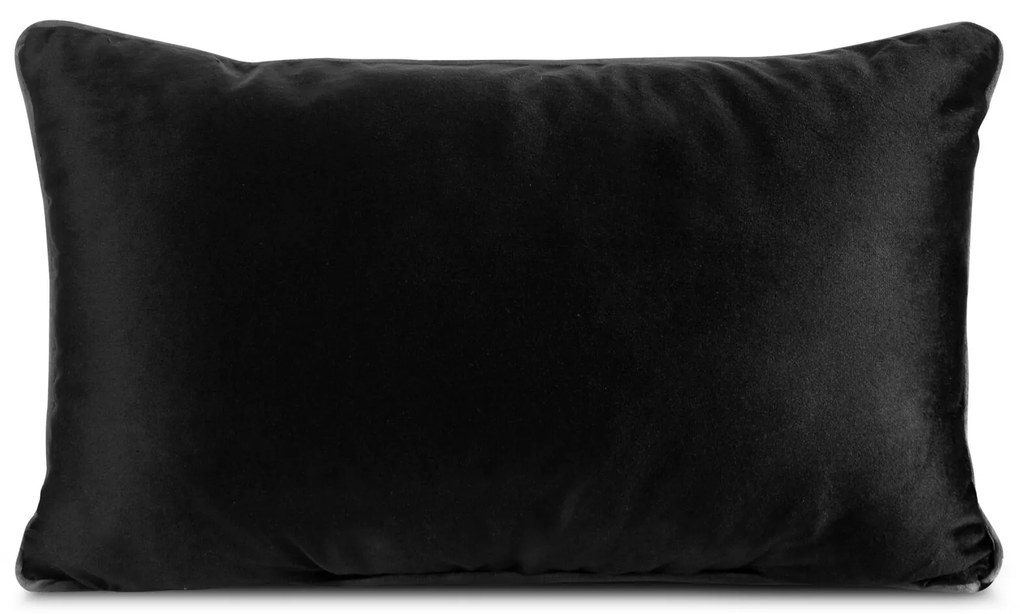 DEKORAČNÝ VANKÚŠ GAJA3 30X50 CM ČIERNA