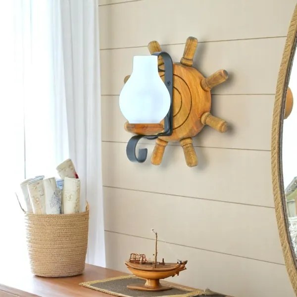 Nástenné svietidlo TIMONA 1xE14/40W/230V buk