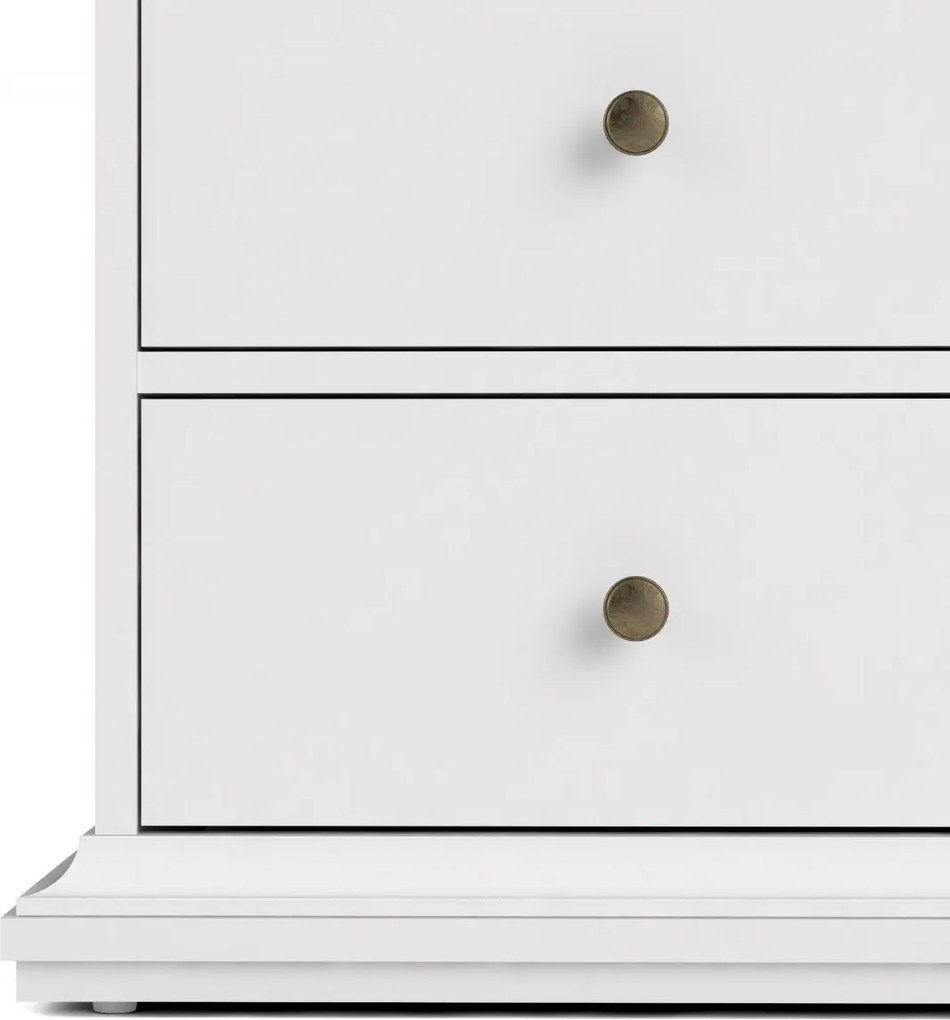 Písací stôl Provine biely