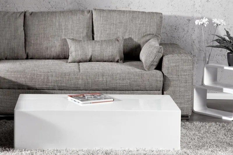 Bighome - Konferenčný stolík MONOBLOCK XL - biela
