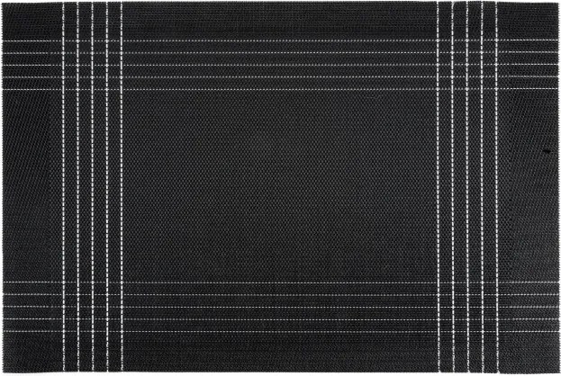 Podložka pod tanier KARA čierna (6 ks)