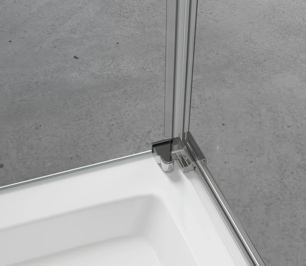 CERANO - Sprchovací kút Antelo L/P - 6 mm - chróm, transparentné sklo - 70x40 cm - krídlový, CER-CER-8050BD115