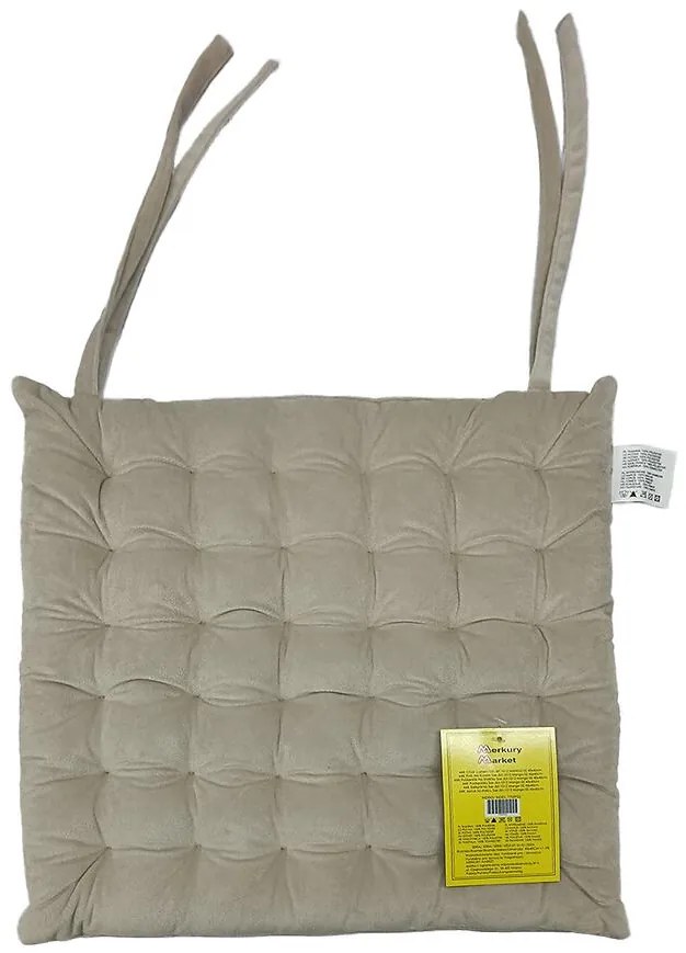 Podsedák na stoličku SSE-JBT-1012 02 40x40cm ecru