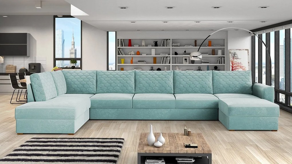 Rohová sedačka Astana Large Premium, Dostupné poťahy: Piano 28, Strana: Ľavá - U