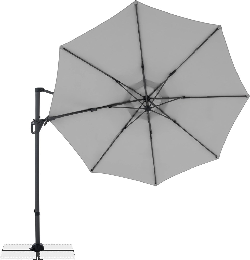 Doppler LIFE 310 cm – záhradný slnečník s bočnou tyčou
