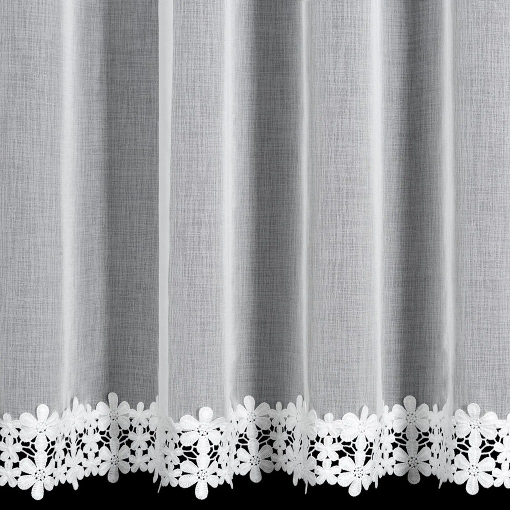 ZÁCLONA NA PÁSKE KAJA 350X155 CM CM BIELA