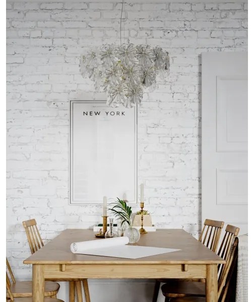 ByRydens 4202440-7002 - Závesný luster na lanku LORRAINE 5xE14/8W/230V