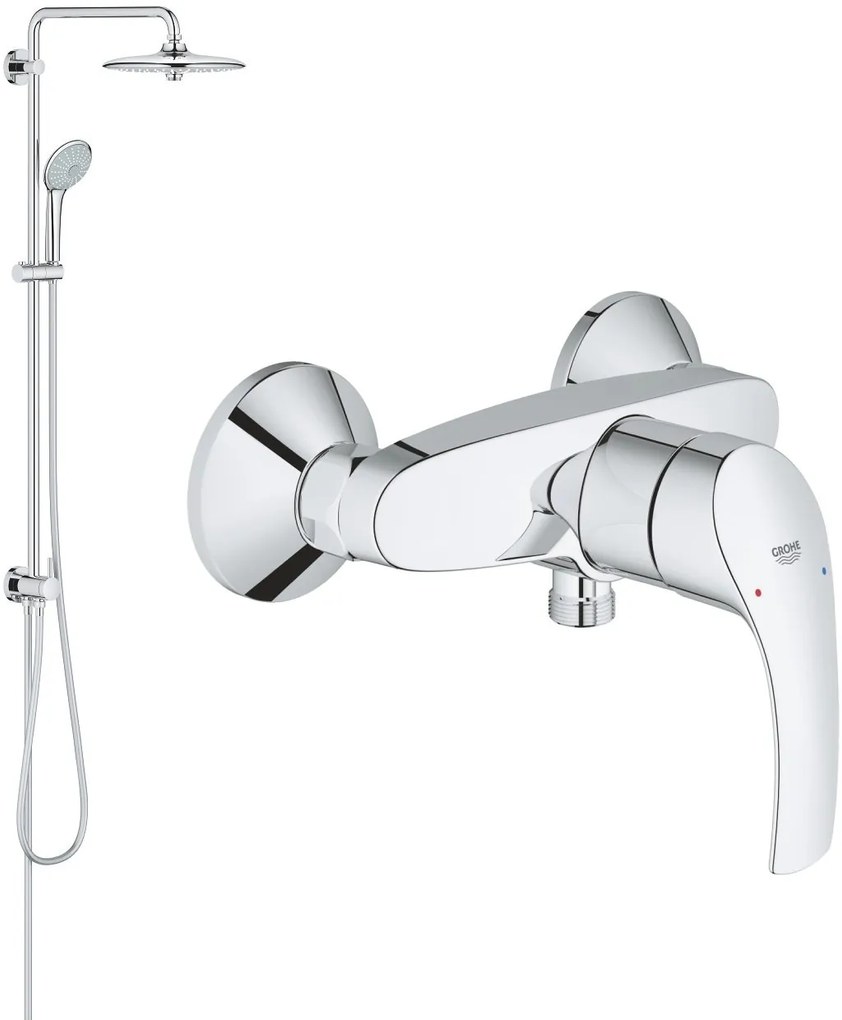 Set sprchová súprava Grohe Euphoria 27421002, sprchová batéria Grohe Eurosmart 33555002