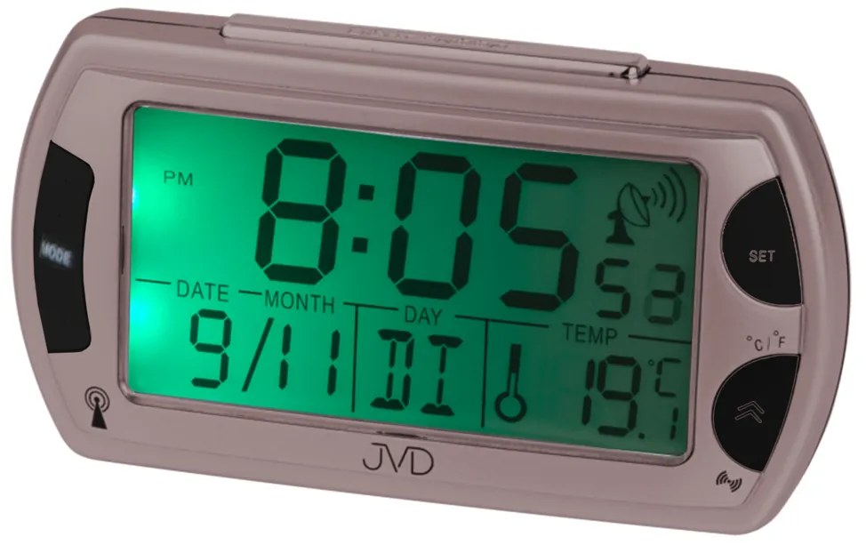 Rádiom riadený digitálny budík JVD RB358.11