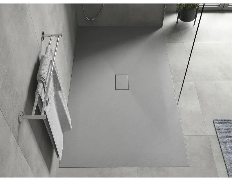 Mexen Hugo, SMC obdĺžniková sprchová vanička 180 x 100 cm, šedá, 42611018