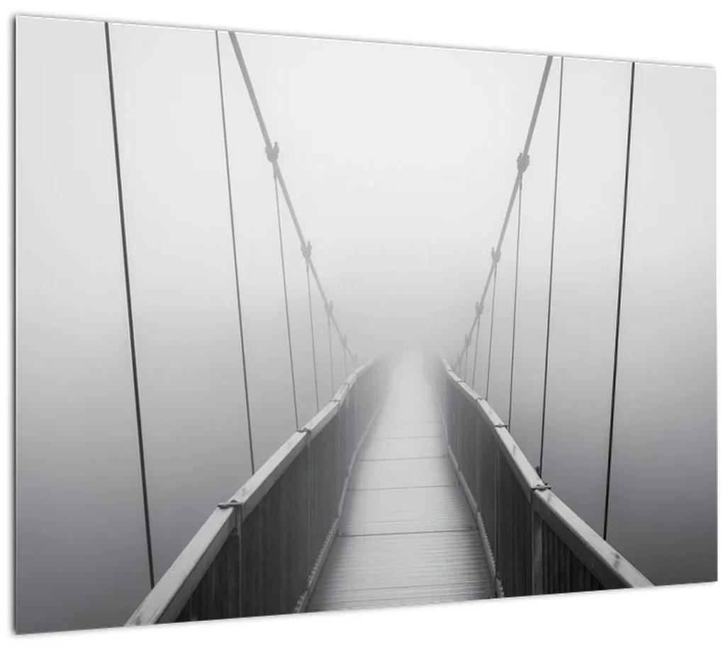 Sklenený obraz - Most do neznáma (70x50 cm)