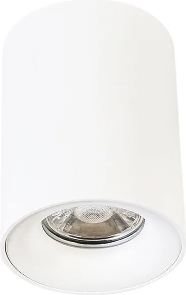 Sada 4 moderných prisadených bodových svetiel biela GU10 50mm - Ronda