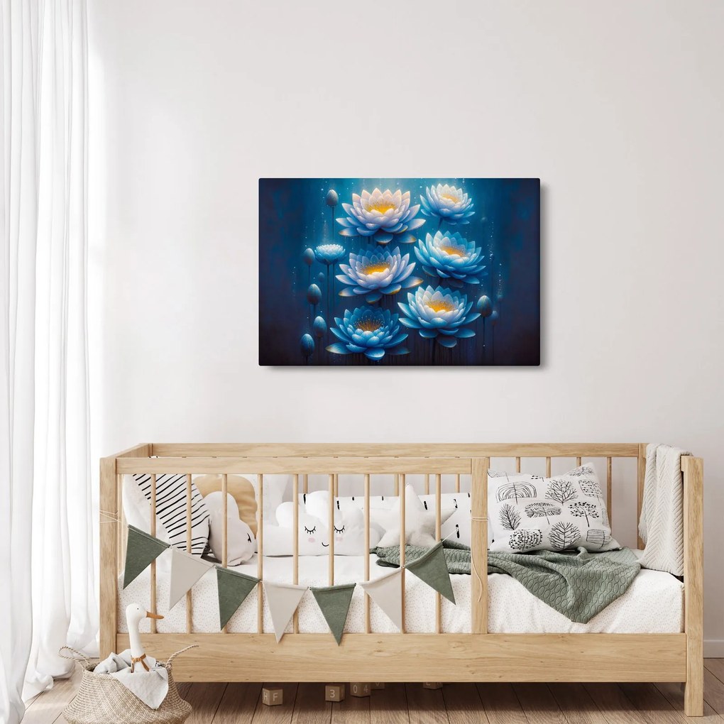 Obraz - Lekná pod hladinou (90x60 cm)