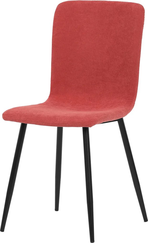 Autronic BONTEC Jedálenská stolička, červená, menčestrová látka, DCL-964 RED2 Farba: Červená