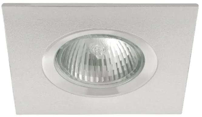 KANLUX Podhľadové bodové osvetlenie NOTEO, 1xGU10, 50W, 79x79mm, hranaté, hliníkové