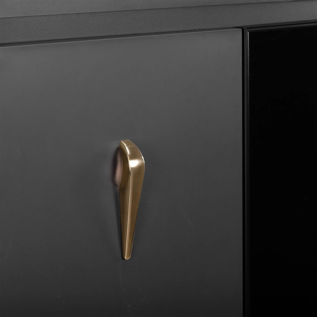 Rea Paris, súprava kúpeľňového nábytku s umývadlom 60cm, šedá matná, REA-M0002