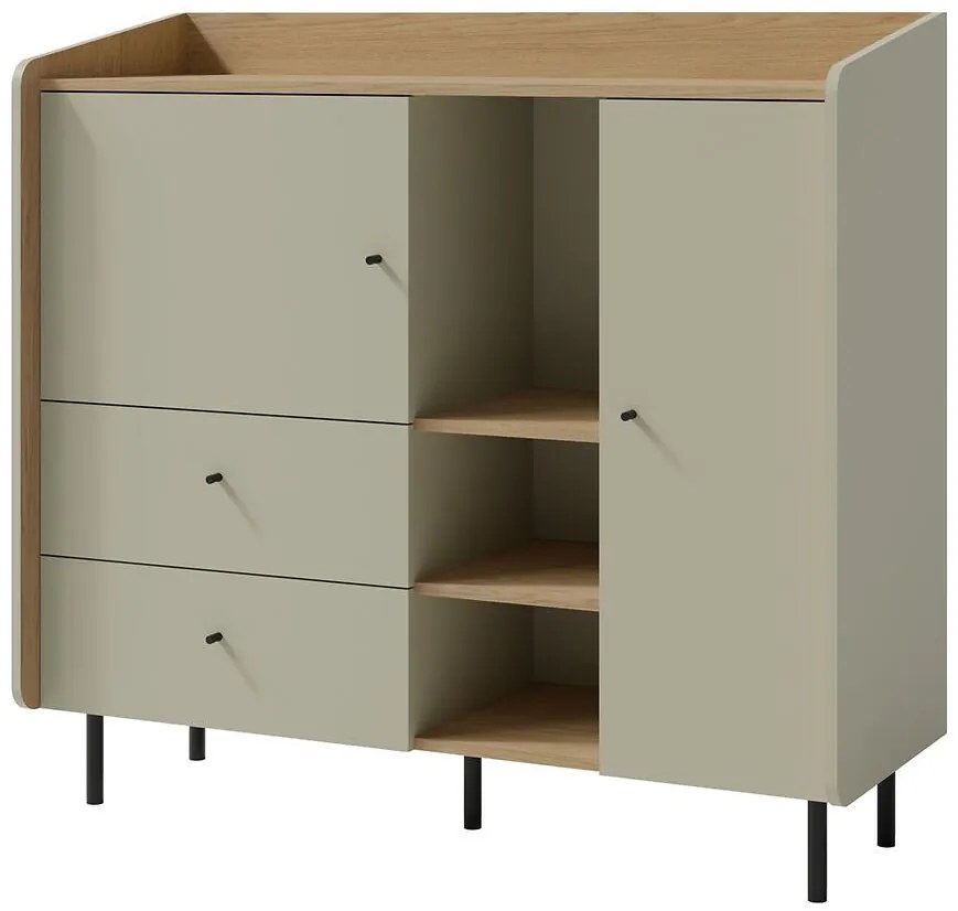 Komoda Alessio AE8 2S2D Eukalyptus/Dub Baltic