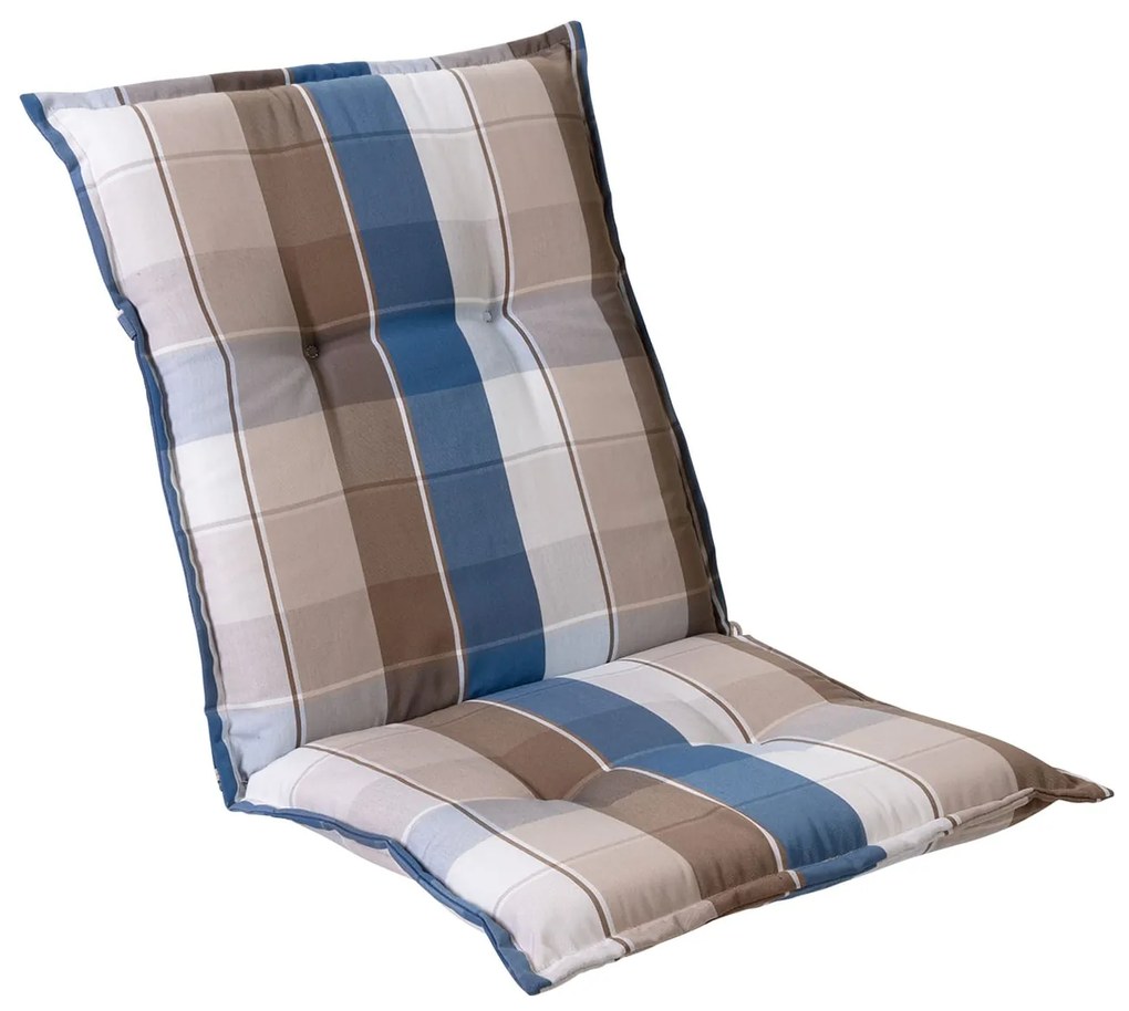 Blumfeldt Prato, čalúnená podložka, podložka na stoličku, podložka na nižšie polohovacie kreslo, na záhradnú stoličku, polyester, 50 × 100 × 8 cm